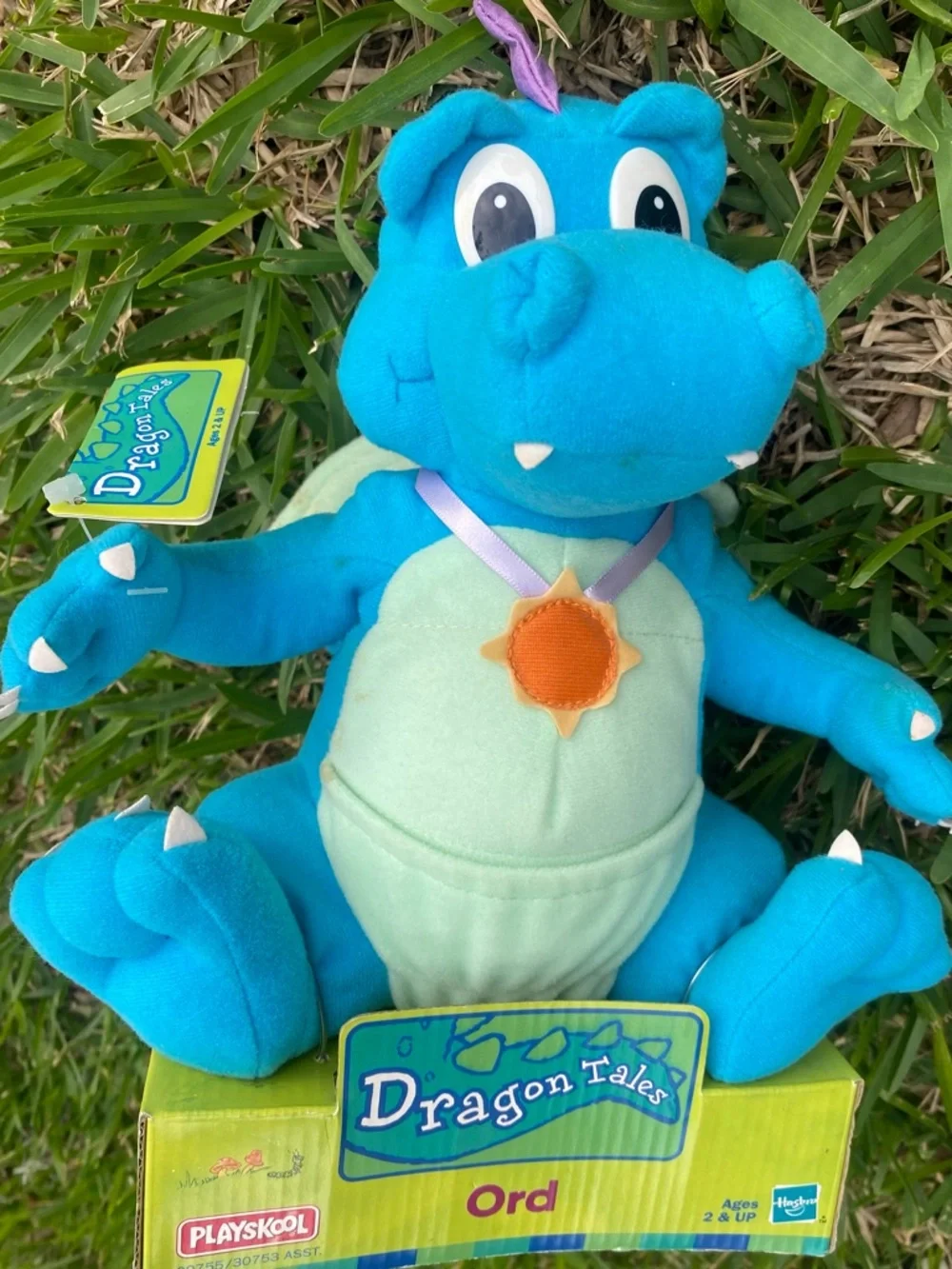 Playskool Dragon Tales Ord Plush Toy - Blue & Light Green